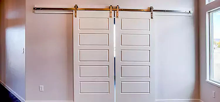 Glass Barn Door with Installation Hardware Kit Santa Clara