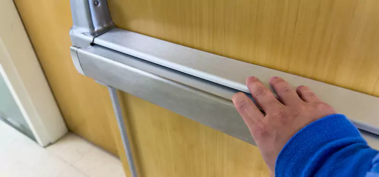 Installing a Push Bar on a Door Santa Clara